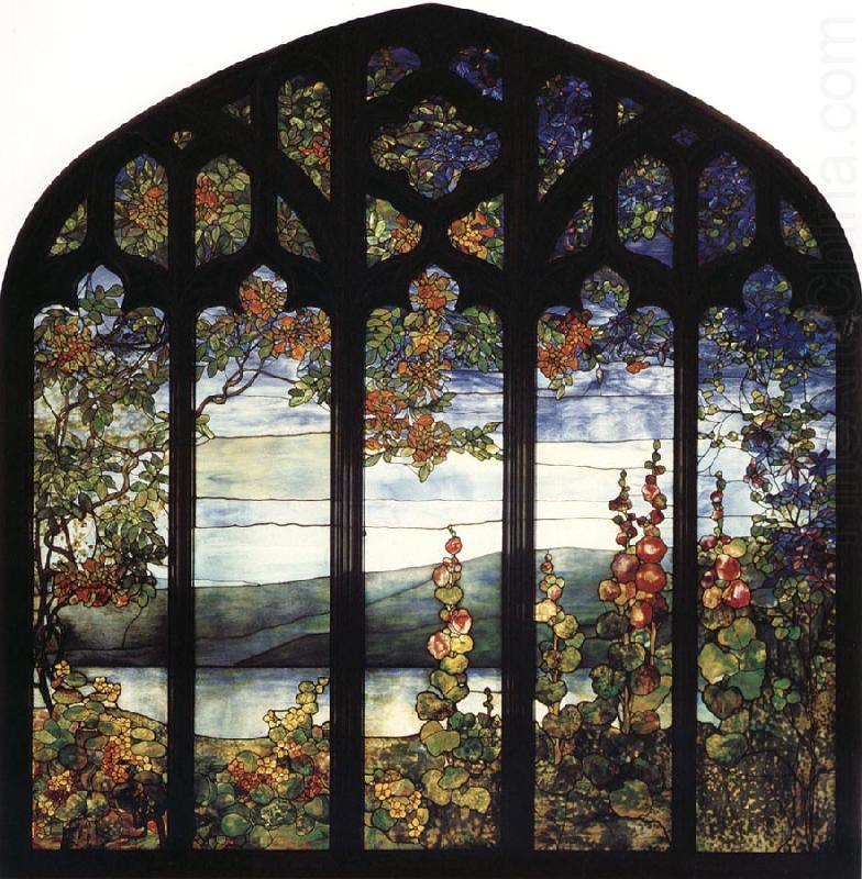 Louis Comfort Tiffany Leaded Glass Window china oil painting image